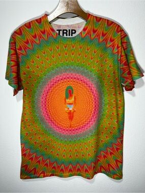 TRIP Women's Short Sleeve Psychedelic Sunburst Tee
